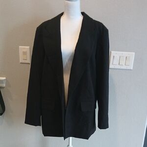 Eloquii Black Longline Blazer Size 22 Office Work
